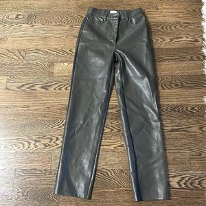 Aritzia Melina pants in dark olive size 2